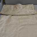 Phantoscope Pack of 2 Sparkling Velvet Decorative Solid Throw Decorative Pillow Cover Soft Gold Glitter Square Cushion Cover Pillowcase for Couch Bed and Chair, Beige, 18 x 18 inches, 45 x 45 cm