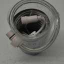 Brite Star 12 Ft LED Round Rope Light Pure White - Connectable for Indoor and Outdoor Decor - Perfect for Christmas Decorations, Bedroom, Party, Patio, Deck Lighting - Waterproof Outdoor Lighting