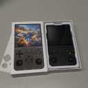 Donop R36 PROMAX Handheld Game Console, 4.0 Inch IPS Screen, Linux System, 64GB TF Card, Portable Retro Gaming Device with 4000mAh Battery