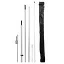 Amazon.com: LookOurWay Feather Flag Pole Kit - 13 Feet Tall Swooper Flag Pole Kit with Rotating Ground Spike - Banner Flag Pole for 12ft Arc Shaped Outdoor Advertising Flags : Patio, Lawn & Garden