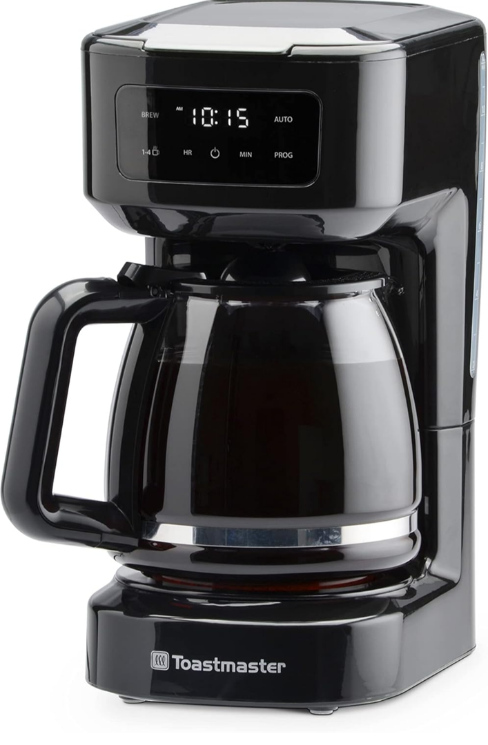 Toastmaster 12-Cup Digital Touchscreen Drip Coffee Maker, Black, TM-131CM