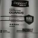 Depend Guards Incontinence Pads for Men, Maximum Absorbency, 104 Count