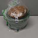 Plant Pots 10/9/8/7.5/7 Inch Self Watering Pots, Set of 5 Plastic Planters with Drainage Holes and Saucers,Plastic Flower Pots,Nursery Planting Pot for Indoor Out Door PlantsGreen