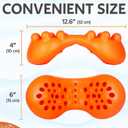 EcoEarth Hip Massager for Psoas Release (Firm) - 14 Massage Nodes for Sciatica & Piriformis Syndrome Pain Relief - Trigger Point Deep Tissue Massage Tool for Hip & Lower Back Pain