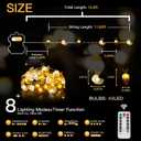 suddus Easter Lights Outdoor, Easter String Lights Battery Operated 12.8ft 40 LED Easter Decorations Indoor