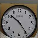 La Crose Clock 404-3841-INT 16-Inch Commercial Silent Sweep Analog Quartz Clock