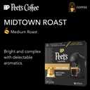 L'OR Barista Coffee Pods, 10 Count Peet's Midtown, Single-Serve Aluminum Capsules Compatible with the L'OR BARISTA System & *Nespresso Original Machines, 10 Count (Pack of 1), BBD: 09/07/2026