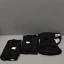 Pet Parents Washable Dog Diapers (3pack) + Extendrs of Durable Doggie Diapers, Premium Dog Diapers Female & Male (Large, Black) (Large (19-27"))