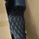 One-Piece Seat Driver & Passenger Seat 2-Up Fit For Harley Touring Road King FLHR Road Glide FLTR Street Glide FLHX Electra Glide Ultra Limited FLHT 2009-2023 (Black Stitching)