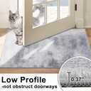 Door Mat, Front Indoor Doormat 31"x47" Non Slip Entryway Rug Indoor, Washable Small Rug for Entrance Bedroom Kitchen Bathroom Laundry Low Profile (2.6x4 Feet), 2.6' X 3.9'