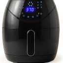 Air Fryer 6.5 QT Extra Hot Air Fryer for Crispy Cooking Bake Roast Nonstick High Gloss Black Finish Perfect for Healthy Meals Kitchen Appliance, xl