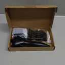 7 Pieces Automatic Braider Set - Electronic Braid Maker, Hair Twister with Comb and Clips for Styling (Black)