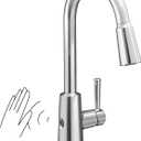Moen Riley Chrome Motionsense Wave Sensor Touchless One Handle Pulldown Kitchen Faucet Featuring Power Clean, 7402EW