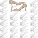 Transparent Shoe Slots Organizer for Closet, 20 Pack Shoe Stacker Organizer for Closet Shoe Display Space Saver, Adjustable Shoe Rack Organizer Holder for High Heels, Sneakers(Transparent)