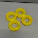 INJORA 4pcs Silicone Rubber Inserts for 56-58mm*22-24mm 1.0" Tires(1056)(Yellow)