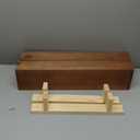 Wall Floating Shelves, Rustic Wood Wall Shelf Handmade (Light Walnut, 24 Inch - Pack of 2)