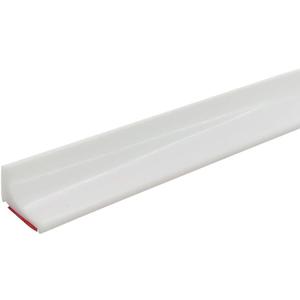 39 Inches Water Barrier for Sink, Shower Threshold Water Dam Barrier, Silicone Water-Blocking Self-Adhesive Shower Splash Guards for Bathtub Sink, Bathroom, Countertop (White)