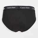 Calvin Klein Men's Cotton Stretch 3-Pack Brief (Black, M)