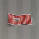 20 Pcs Car Wheel Hub Reflective Sticker, Red, PVC, Striped, Stripe, Minimalist, Powder Coated, Waterproof, Outdoor, Car, Truck, Motorcycle