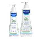 Mustela Baby Bath Time Gift Set - Baby Skin Care Essentials with Natural Avocado - Contains Hydra Bebe Body Lotion 10.14 fl. oz. & Gentle Cleansing Gel 16.9 fl. oz. - 2 Items Set