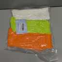 Women's Neon Scrunch Crew Socks 80s 90s Retro 3-Pack Cotton Stacked Boot Calf Cozy Ribbed Slouchy Socks Size 5-10 (1-white/Neon Green/Neon Orange)