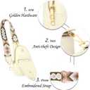 KKXIU Fashion Small Sling Bag for Women Leather Fanny Packs Chest Crossbody Cell Phone Bag Shoulder Travel Purse Gifts for Teenager (B-White)