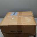 Washable Area Rug Living Room Rugs 9X12 - Neutral Modern Abstract Rugs Soft Carpet with Non Slip Backing for Under Dining Room Table, Bedroom, Home, Office, Denim Blue