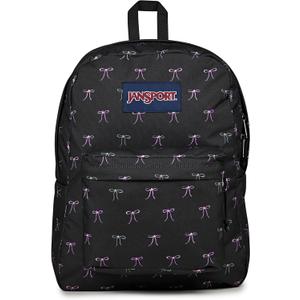 JanSport SuperBreak One Backpack - Durable, Lightweight Bookbag with 1 Main Compartment, Front Utility Pocket with Built-in Organizer - Premium Backpack, Bad Bows
