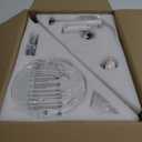 42 Inch Ceiling Fans with Light, Low Profile White Ceiling Fan with Light, Remote Control, Flush Mount, Reversible, 6CCT, Dimmable, Noiseless, Modern Ceiling Fan for Bedroom, Indoor/Outdoor Use