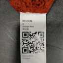 Sleeve Cropped Cardigan Sweater Elegant Shrugs for Women Red Orange Small