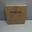 Medium Lamp Shades Set of 2, Cream Lamp Shade for Floor Lamps Table Lamps, 6.1"Top x 13"Bottom x 9.6"High, Scalloped Lamp Shade with Petal Edge Braid, Spider, Harp Holders Included, Assembly Required