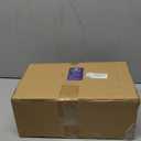 fanquare White Pedestal Fruit Bowl for Kitchen Counter, Large Decorative Ceramic Bowl for Home Dcor