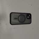 TOCOL for iPhone 15 Case, Compatible with Magsafe, Full Camera Protection, Built-in Magnetic Ring, Drop Protection, Translucent Matte Phone Case for iPhone 15 6.1 inch (Black)