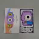 Kids Camera for Girls, 1080P HD Digital Camera with 32GB SD Card, 8MP Sky Purple Camera Toy for 3-12 Year Old Girls, Birthday Gift with 6 Filters, 20 Frames Video (Light Purple)