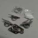 Sun Shade Sail Hardware Kit: Triangle Rectangle Shade Sail Hardware Kit Heavy Duty, M6 Turnbuckles for Shade Sail Pad Eye Sun Shade Hooks, Patio Garden Sun Shade Sail Canopy Hardware Installation Kit (Silver)