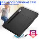 SEYMAC stock Case for iPad (A16) 11th/10th Generation 11''/10.9'', Strong Magnetic Auto Sleep Shockproof Case with Absorbing Multi-Angles Stand, Pen Holder, Card Slot, Black