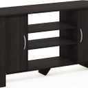 Furinno Econ TV Stand Entertainment Center, Espresso, 46-inch Tv