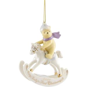 Lenox 895777 2024 Winnie The Pooh Baby's 1st Christmas Tree Ornament
