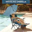 Sport-Brella Reclining Beach Chair Navy
