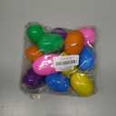 DIYDEC 12pcs Prefilled Easter Eggs Light Up Squishy Toys for Kids Stress Relief Toys for Easter Party Favors Classroom Prizes Squeeze Bunny Toys for Egg Hunt Basket Stuffers