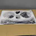 Gazebo Fan,32" Plug in Ceiling Fan with 3 Color LED Light,Waterproof Outdoor Hanging Fan,Outdoor Ceiling Fans for Patios,Gazebo,Pergola.Black