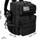 LHI Tactical Military Backpack for Men and Women 25L/35L Army Assault Pack Bag Small Rucksack with Bottle Holder