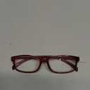 TJUTR Fashion Fake Glasses Non Prescription Clear Glasses for Women Blue Light Blocking Y2k Cosplay small Eyewear (A2 Red)