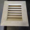 Ekena Millwork GVWVE12X1401RFPWR Vertical Gable Vent Gable Vent, 12"W x 14" (17"W x 19"H Frame Size), Western Red Cedar, Primed