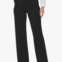 Women’s 27"/29"/31" Wide Leg Pleated Yoga Dress Pants, High Waist Stretchy Slacks for Workout Business Casual Size L
