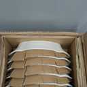 Au Gratin Baking Dishes, by Kook, Mini Casserole Dish, Set of 6, for Banana Split, Oven and Microwave Safe, Dishwasher Safe, Ceramic Dishes, Lasagna & Cobblers, Individual Serving, 12 oz (Ivory)