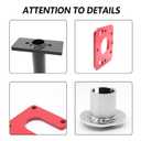 Rear Axle Bearing Puller and Installer for Toyota | Compatible with 1995-2020 4Runner, Tacoma, Tundra, Hilux | Complete Axle Bearing Removal Tool with ABS Tone Ring Adapter Plate