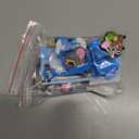 2 x 5Pcs 0.4in/10mm Diameter Cute Silicone Straw Covers Cap for Stanley Cup, Dust-Proof Drinking Straw Reusable Straw Tips Lids. (Jerry & Smurf Family)