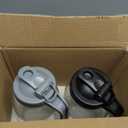 Glass Pitcher with Lid 64oz,Half Gallon Mason Jar Pitcher - 2 Quart Pitcher with Lid and Spout,Ice Tea Pitcher for Fridge,Glass Water Jug Juice Pitcher 64 oz Container[2 Pack]