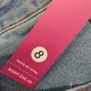 Barrel High Waisted Casual Baggy Trendy Straight Wide Leg Boyfriend Jeans (8, Dark Blue)